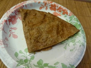 Bolani - a thin, stuffed, Afghani crepe