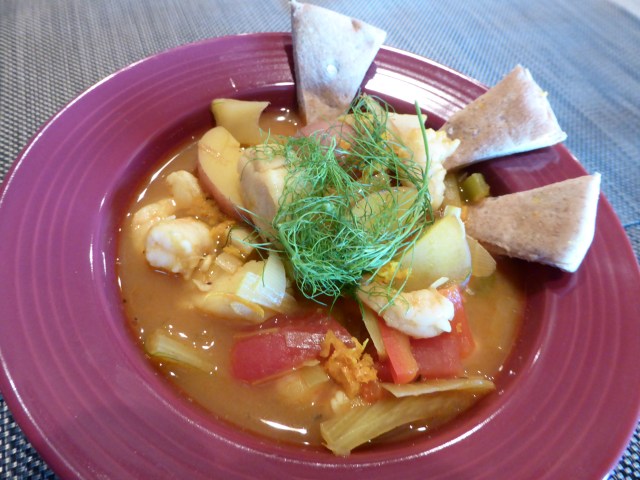 Mediterranean fish soup