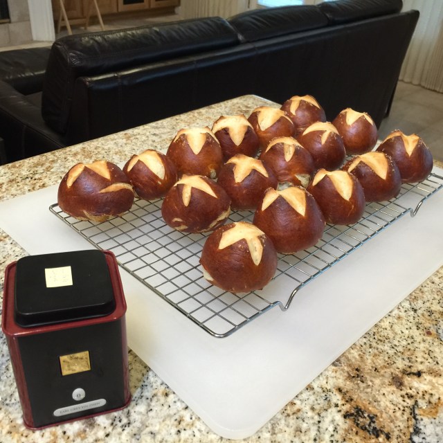Pretzel rolls