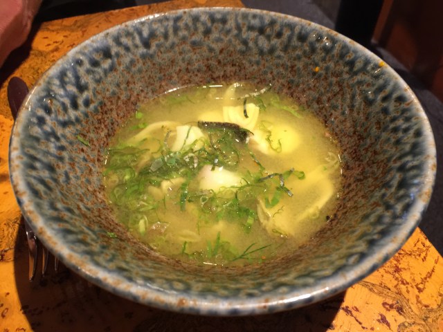 Hot and sour sablefish soup