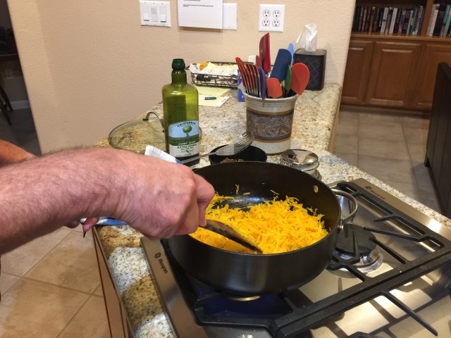 Grated butternut squash