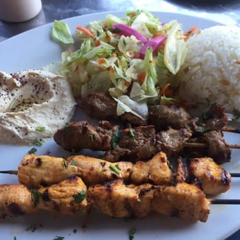 Chicken and lamb kebab platter from Sultan's Kebab